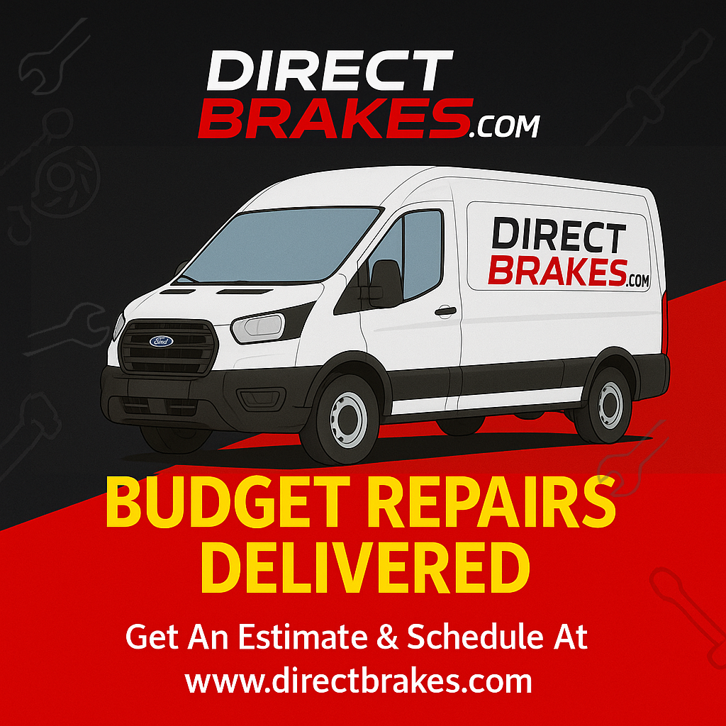 Budget brake repairs delivered - Direct Brakes mobile service