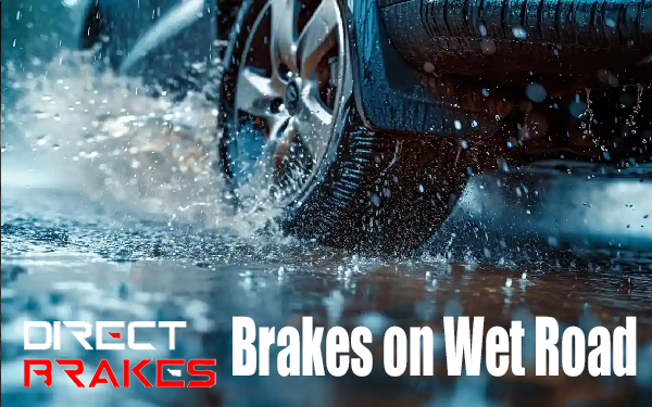 Car braking in heavy rain