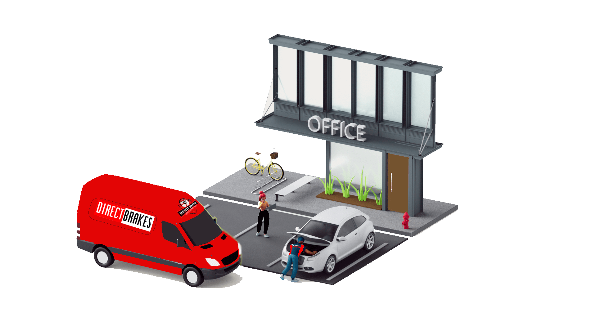 Mobile brake repair and service by Direct Brakes